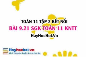 Bài 9.21 SGK Toán 11 Tập 2 Kết nối tri thức: Tính đạo hàm hàm hợp chứa căn thức